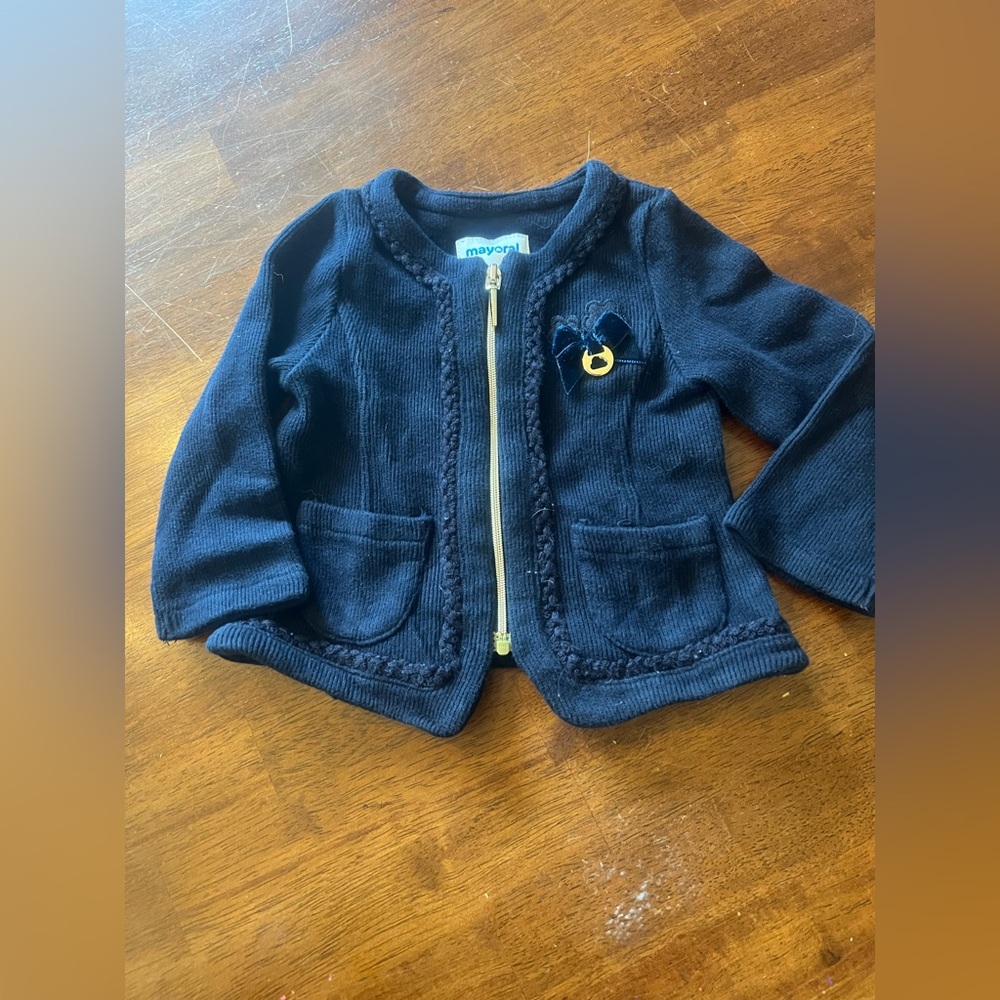 Baby Mayoral sweater.‎  Navy blue.
